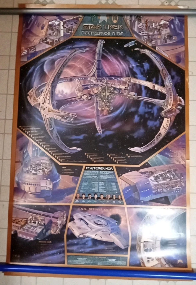 Póster SciPubTech Star Trek: Deep Space Nine NUEVO #cr #st6 Foto 1 de 4