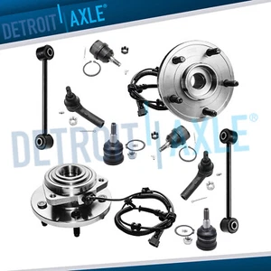 Front Wheel Bearing & Hubs Tie Rods Ball Joint Sway Bar Link for Jeep Commander - Picture 1 of 7