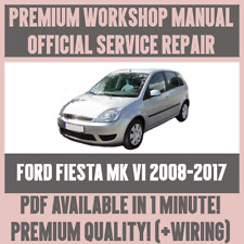 WORKSHOP MANUAL SERVICE AND REPAIR GUIDE for FORD FIESTA MK VI 2008-2017 +WIRING