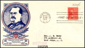 Scott 827 22 Cents Cleveland WSE/Clifford FDC Addressed Planty 827-58 - Picture 1 of 2