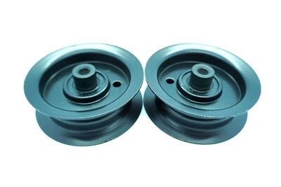 GENUINE OEM TORO PART #106-2175 FLAT IDLER PULLEYS(QTY 2) ZERO TURN IDLER PULLEY - Image 1 of 2