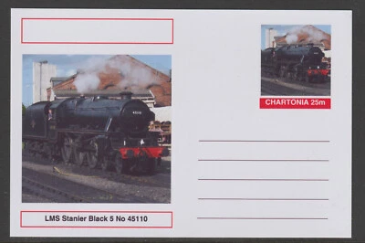 69368 - FERROCARRILES - STANIER BLACK 5 - Tarjeta brillante de papelería postal de fantasía Foto 1 de 2