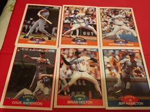 1989 Score Los Angeles Dodgers 6 card lot - Picture 1 of 2
