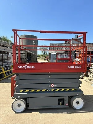 12m Skyjack SJ4632 Scissor Lift Access Platform MEWP Cherry Picker ( Genie, JLG) - Image 1 of 4