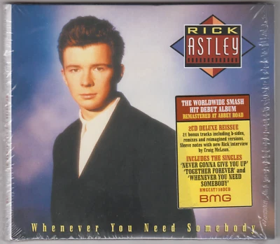 RICK ASTLEY - WHENEVER YOU NEED SOMEBODY- ( DELUXE EDITION ) - - Bild 1 von 2
