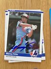Montreal Expos Manny Trillo signed 1984 Fleer Card
