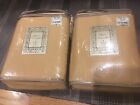 LOT OF 4 LINENS N THINGS LUXE VERSAILLES GOLD DRAPERY Curtain PANELS 43x84