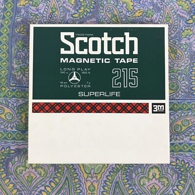Scotch 3M 215 Magnetic 7" Reel To Reel Tape Long Play Superlife 540m 1800ft - Image 1 of 4
