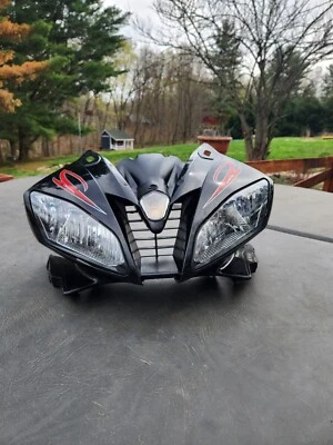 2006-2007 06 07 YAMAHA YZFR6 YZF R6 R FARÓIS CARENAGEM NARIZ DIANTEIRO - Imagem 1 de 4