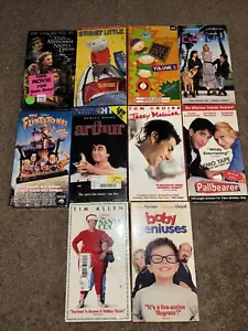 VTG 90’s VHS ( Comedy ) Lot Of 10 - The Flinstone - Jerry McGuire - Arthur - & M - Picture 1 of 20