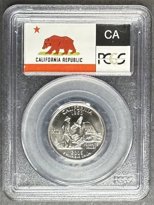 2005-D Satin California Quarter PCGS SP-68, Buy 3 Items, Get $5 Off!!! - Image 1 of 2
