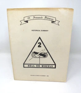 2nd Armored Division Unit History Book 1980 Germany REFORGER 80 & SPEARPOINT - Picture 1 of 8