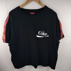 Coca-Cola Enjoy Coke Have A Good Day 2019 Black Pocket T-shirt-No Tag- READ - Picture 1 of 7