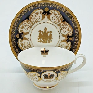 William Edwards HM King Charles III Coronation 2023 Bone China Tea Cup & Saucer - Picture 1 of 22