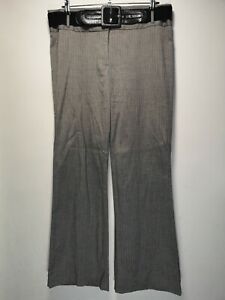 Papaya Grey Zip / Clip Belted Trousers - Size 16 W36" L30"