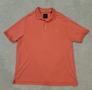 Tommy Bahama Mens Polo Shirt Peach Orange XXXL 3XL Short Sleeve Golf - Picture 1 of 13