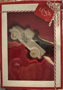 Camión de vacaciones Lenox con adorno de árbol nuevo en caja - Imagen 1 de 3