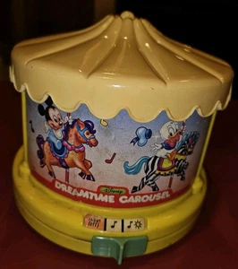 Caja de música Disney Dreamtime Carousel 1988 como está  - Imagen 1 de 8