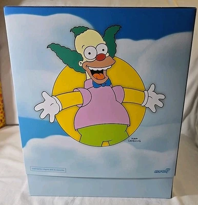 Figura de acción Krusty el payaso Ultimates de Los Simpson Super 7 Foto 1 de 3