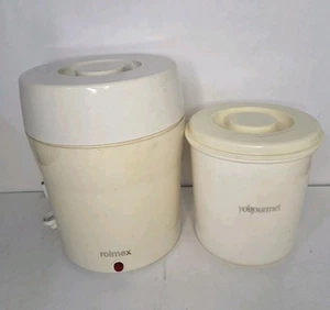 Yogourmet Rolmex Multi Electric Yogurt Maker White 2 Quart Container Model R - Bild 1 von 8