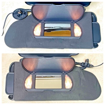 2000-2005 Buick Lesabre Illuminated Sun Visors LH RH Driver Passenger Dark Gray Foto 1 de 4