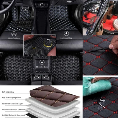 Alfombrillas de coche impermeables para Mercedes Benz todos los modelos Foto 1 de 4