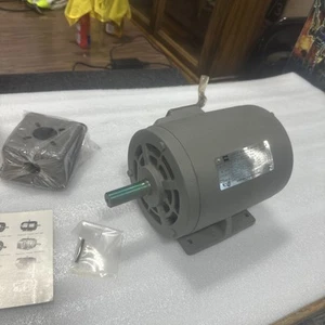 2 HP 3 Phase Electric Motor 1800 RPM 145T Frame ODP Open Drip Proof 230/460V - Picture 1 of 9