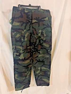 Pantalones camuflados vintage de zona de seguridad para hombre, pantalones de caza de bosques de combate Foto 1 de 4