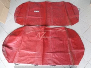 Fodere sedili coprisedili Fiat 128 confort 4 porte rosso smeraldo venato - Bild 1 von 3