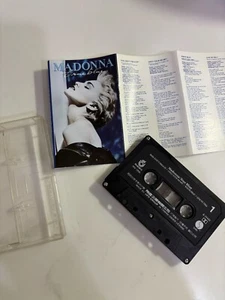 Madonna True Blue 1986 UFO Version Taiwan LTD BLUE OBI Cassette - Picture 1 of 12