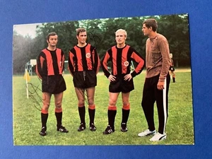 EINTRACHT FRANKFURT 1969/70 konplett signiert signed BERGMANN-Sammelkarte 10x15 - Bild 1 von 2