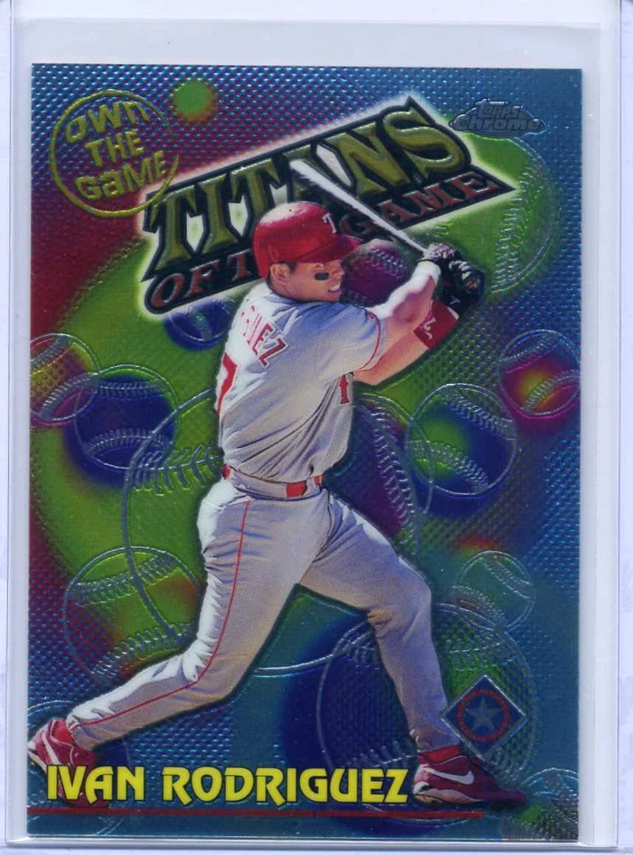 Ivan Rodriguez 2000 Topps Chrome OWN THE GAME #23 - RANGERS - Image 1 of 1