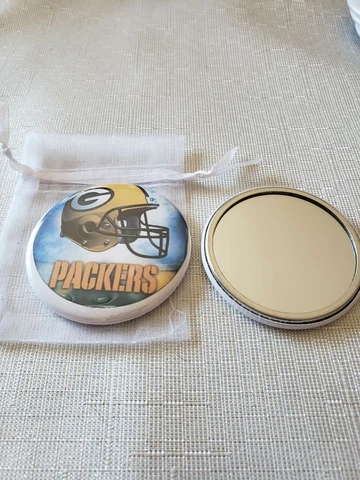 Pocket Purse Mirror Green Bay Packers Cover