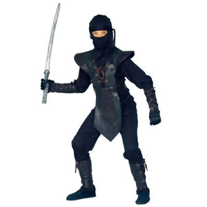 Kinder Ninjakostüm Ninja Kostüm Ninjaanzug Samurai Krieger Kinderkostüm 158 cm