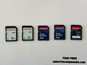 Carte SD Sandisk 2 Go (lot de 5) - Photo 1 sur 2