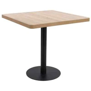 Bistro Table Brown 80x80 MDF K3Y5 - Picture 1 of 6