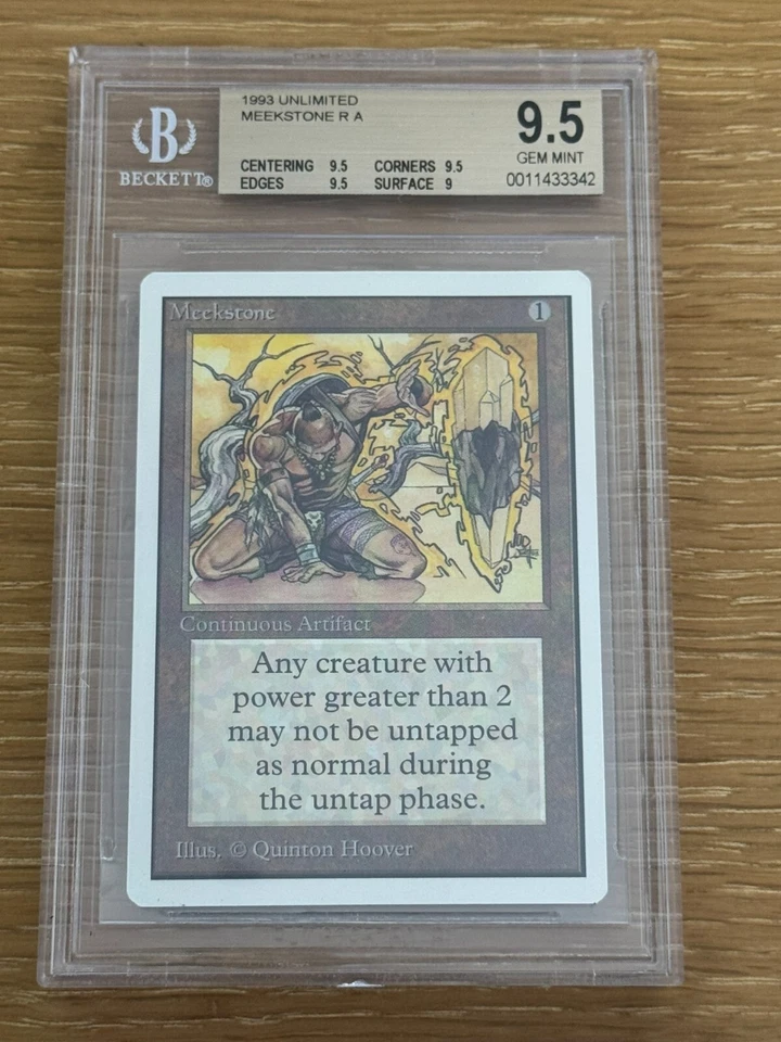 MTG Unlimited Meekstone BGS 9.5 Gem Mint - Image 1 of 2