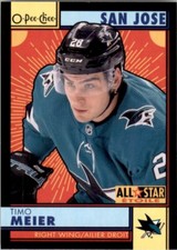 2022-23 UD O-Pee-Chee OPC Retro Black Border All-Stars #537 Timo Meier /100