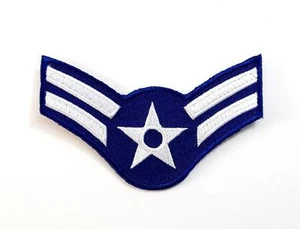 U.S. Air Force Airman First Class Embroidered Military Patch Iron Sew AKPM158 - Picture 1 of 1