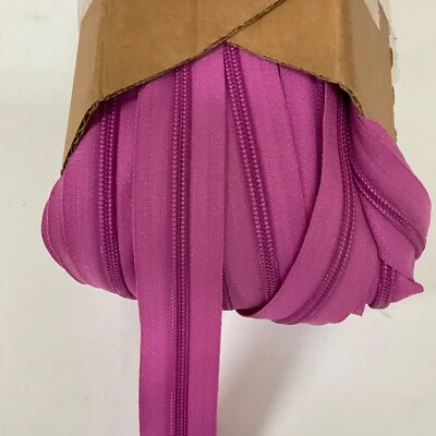 10 Yards (30 feet) Global Grape YKK Zipper coil chain # 5 CI 5/8" 304 - Image 1 of 2