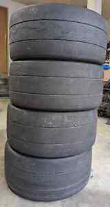 Set Of 4 Goodyear DOT R-Compound 245 40 17  Racing Tire  Hoosier 1 cycle