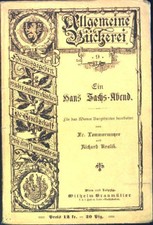 Ein Hans Lachs-Abend Allgemeine Blickerei; 9 Lemmermayer, Fritz und Richard Kral
