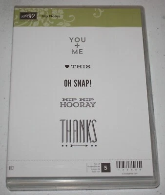 Estampación Retirada Adling Acrílico NOTAS DE CADERA Gracias Oh Snap Love This You + Me Foto 1 de 2