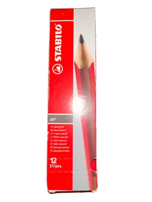 Stabilo Grease Pencils Box of 12 Great For Temporary Markings. White - Image 1 of 4