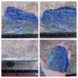 4.5" Sodalite Stone Slab 141.9g 5.0oz Slice Crystal Healing - Picture 1 of 12