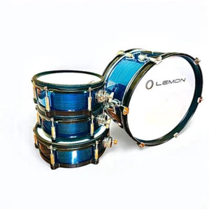 Lemon LAKE BLUE Shell Pack Tom Bass Kick Drum für Roland und Alesis Kit - Bild 1 von 4