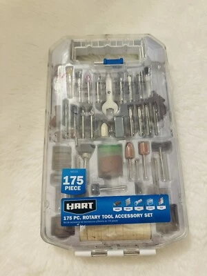 HART 175-Piece Rotary Tool Accessory Set with Protective Storage Case - Image 1 of 3