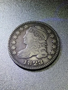 1823/2 Capped Bust Dime Small E's / Circulated / Great Condition - Picture 1 of 4