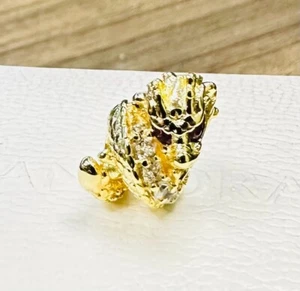 Pandora 14K Gold Plated Chinese Year of the Dragon Charm #763069C01 +Box +Tag - Picture 1 of 8