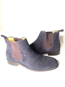 Botas al tobillo Chelsea Charles Tyrwhitt Azules para hombre Cuero de gamuza UK6 - Imagen 1 de 10